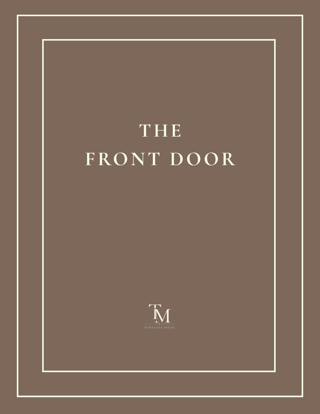 The Front Door - A Place to Land